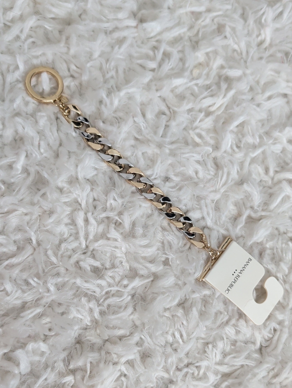Banana Republic Gold and Silver Chain Bracelet